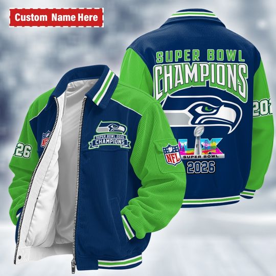 Seattle Seahawks Buccaneers Classic Varsity Bomber Jacket