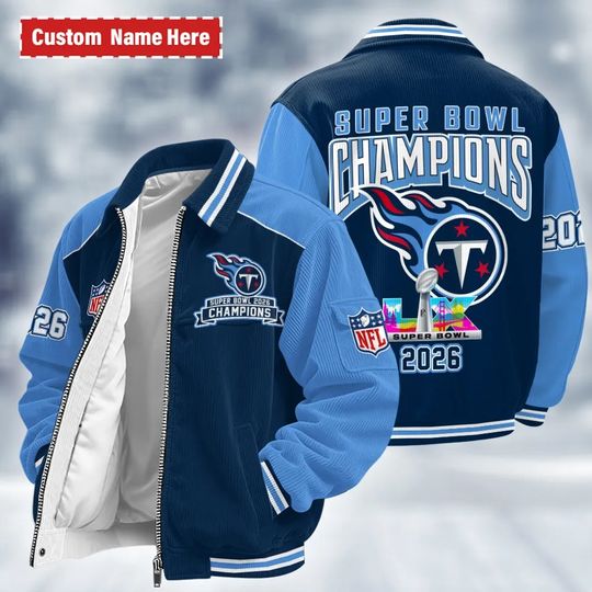 Tennessee Titans Classic Varsity Bomber Jacket