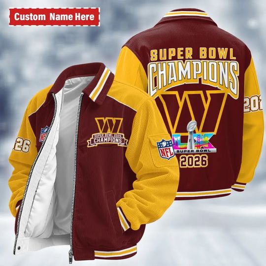 Washington Commanders Classic Varsity Bomber Jacket