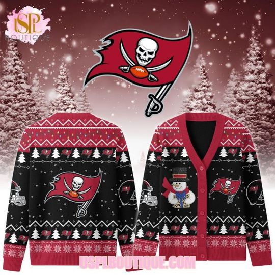 Tampa Bay Buccaneersss x Christmas 2025 Knitted Cardigan Jacket