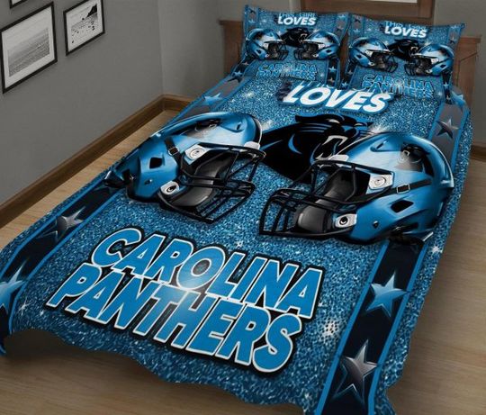 Carolina Panthers Bedding Set, Gift For Fan