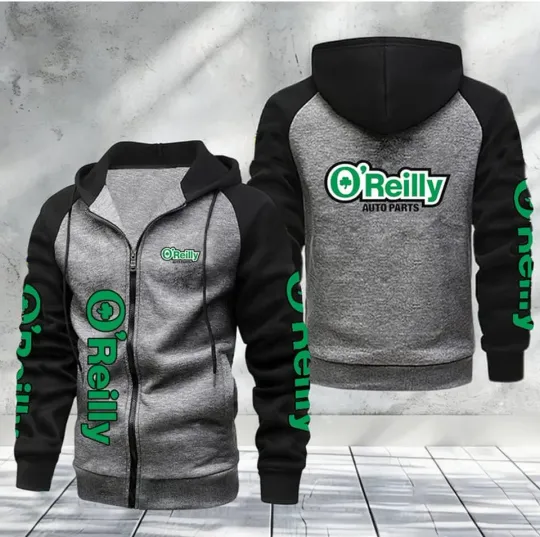 O'Reilly Auto Parts Men's Raglan Full Zip Hoodies