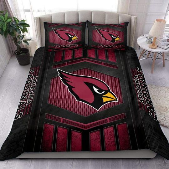 Discover Arizonna Cardinals Personalized Bedding Set, Gift For Fan