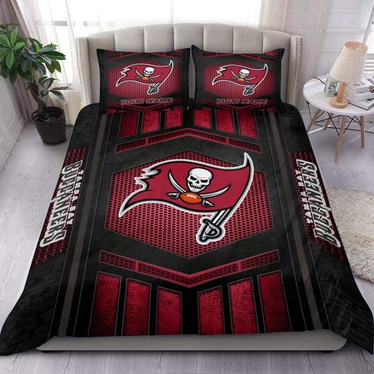 Tampa Bay Buccaneers Personalized Bedding Set, Gift For Fan