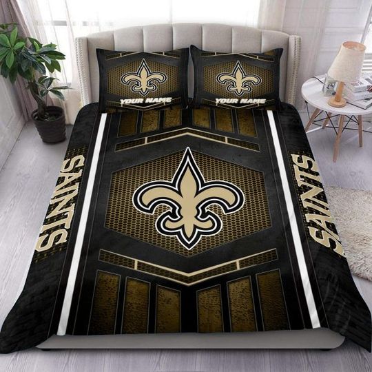 New Orleans Saints Personalized Bedding Set, Gift For Fan