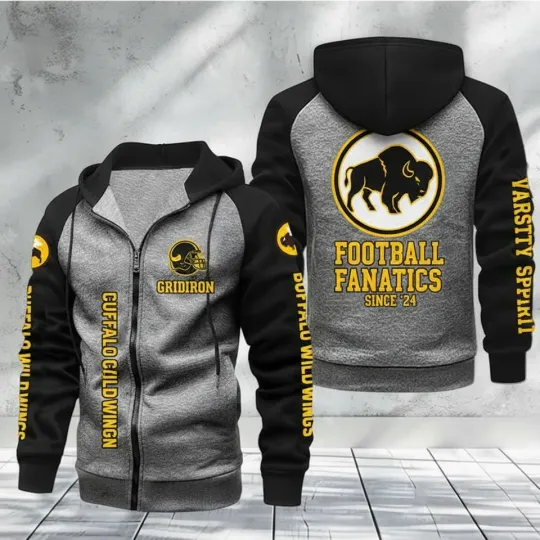 GridIron Pride Raglan Full Zip Hoodie