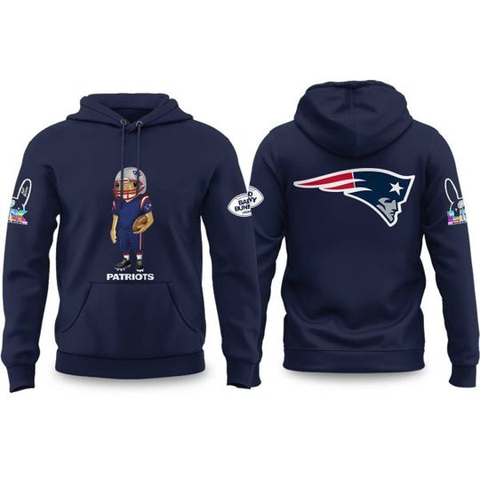 Patriotss Bad Bunny 2026 Super Bowl Concho Football Hoodie