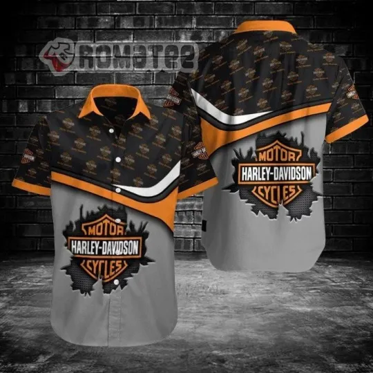 Discover Harley Motor Racing Davidson Casual Button Down Shirt Unisex Adults S-5XL Gift