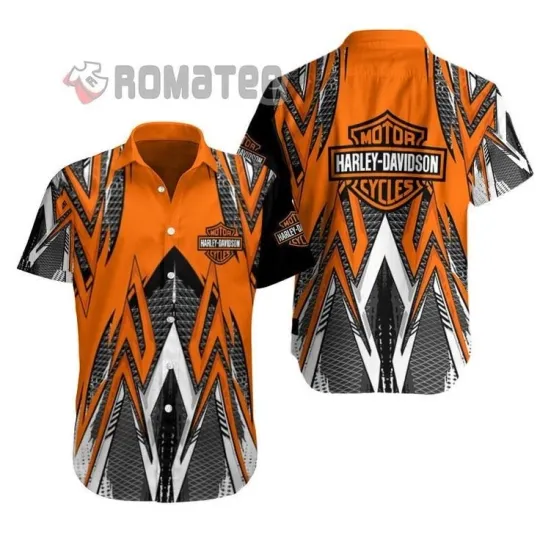 Discover Harley Motor Racing Davidson Casual Button Down Shirt