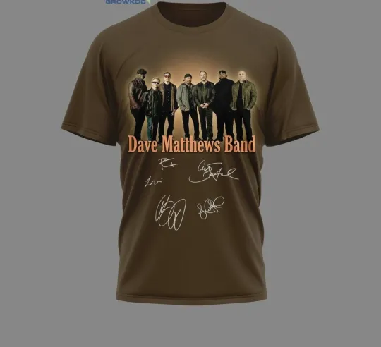 Dave Matthews Band Summer Tour 2026 3D Print T-Shirt