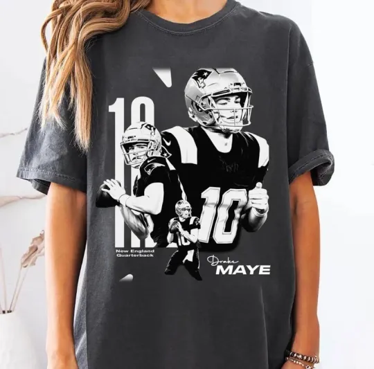 Discover Drake Maye Patriots Rookie Quarterback Unisex T-Shirt