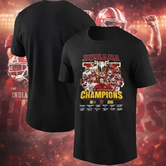 Indiana Hoosiers 2026 College Football National Champions T-Shirt