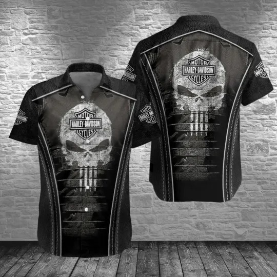 Discover Harley Motor Racing Davidson Casual Button Down Shirt
