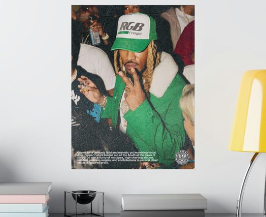 Discover Future Poster Vertical Wall Art Print | Modern Home & Living Poster | Premium Matte Finish