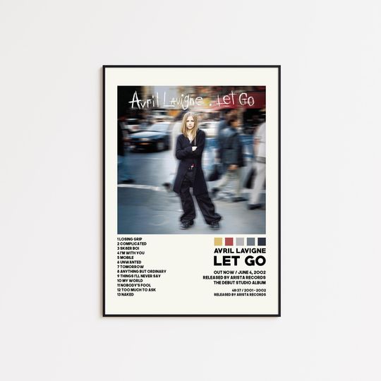 Avril Lavigne Let Go Album Cover Poster Wall Art