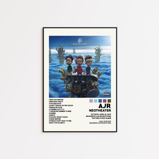 Discover AJR Neotheater Album Cover Poster Wall Art