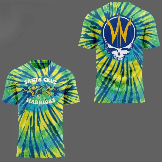Discover Santa Cruz Warriors Night Merchandise T-Shirt 3D