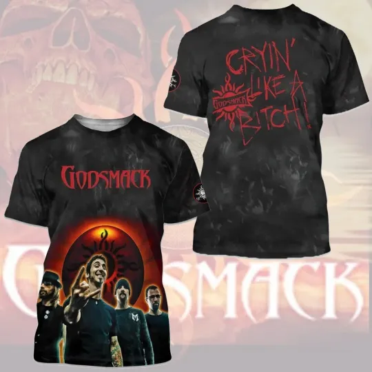 Discover Godsmack Band Rock Music Black Concert 3D Shirt