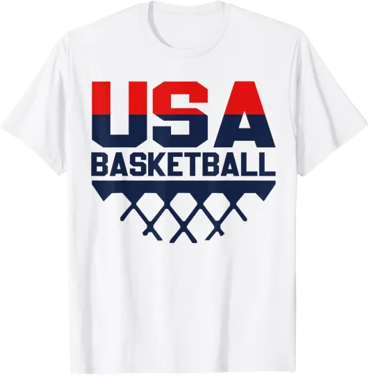 Discover USA Team Sports Basketball Hobby Sport Design Unisex T-Shirt