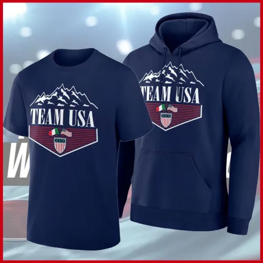 Discover Team USA 2026 Winter Olympics Diamond T-shirt