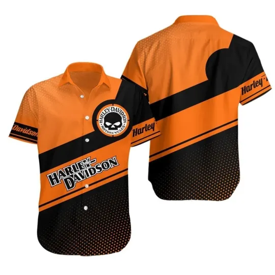 Discover Harley Motor Racing Davidson Casual Button Down Shirt
