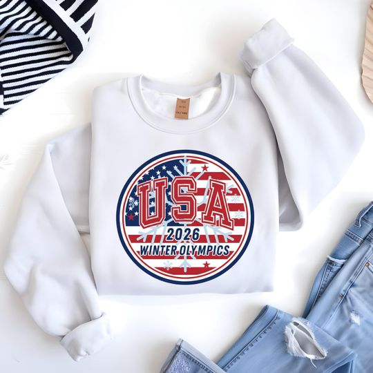 USA 2026 Winter Olympics Sports  Sweatshirt,Winter Sports Season 2026 Hoodie