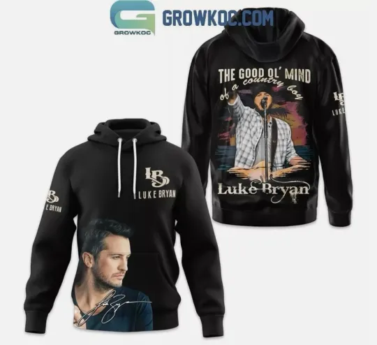 Luke Bryan The Good Ol Mind Of A Country Boy Fan Hoodie 3D