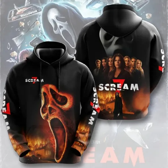 Discover Scream 30th Anniversary 3D Apparel Hoodie