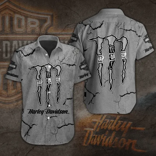 Discover Harley Motor Racing Davidson Casual Button Down Shirt