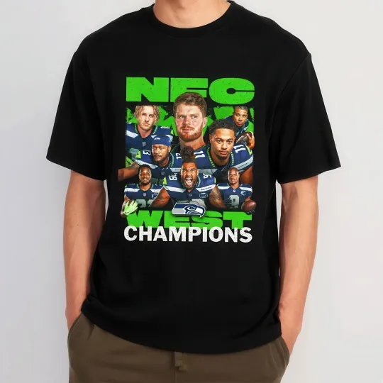 Discover Seattle Seahawks NFC West Champions T-Shirt