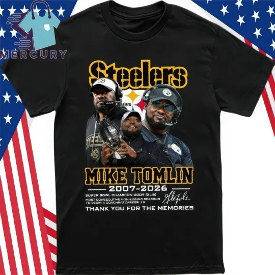 Discover Mike Tomlin Steeler 2007-2026 Thank You T-Shirt