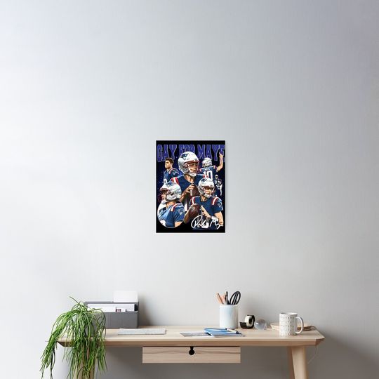 Discover Gay for Maye New England Football Poster