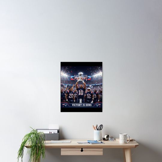 Discover New England Patriots Football Poster