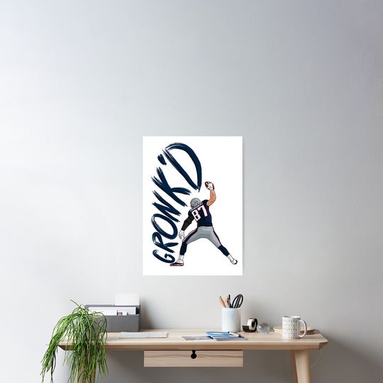 Discover Gronk'd Poster - Premium Matte Vertical Poster for Home & Living