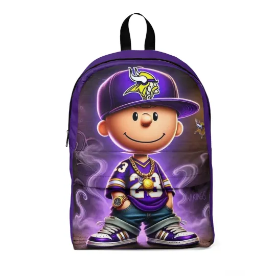 Discover Cartoon Kid in Jersey Backpack, Sports Mascot Streetwear