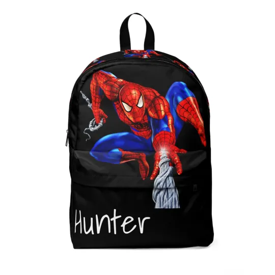 SpiderMan Backpack, Kids Themed School Bag, Personalized Backpack Gift