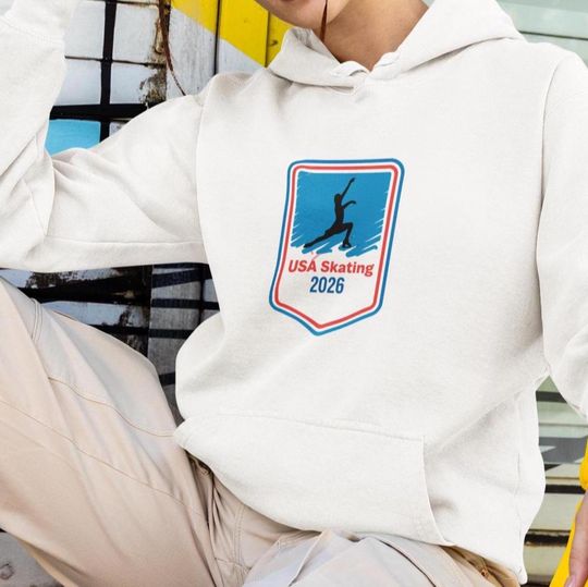 USA Skate 2026 Patch Hoodie | Skate Winter Olympics
