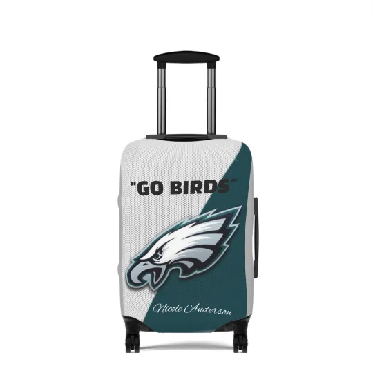 Discover Go Birds Luggage Cover, Eagle Logo Travel Protector