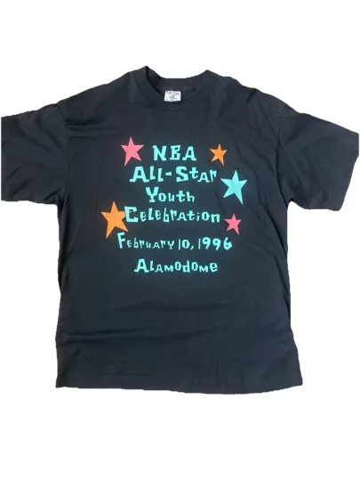 Discover Vintage Sof Tee 1996 NBA All-Star Youth Celebration T-Shirt Alamodome XL USA