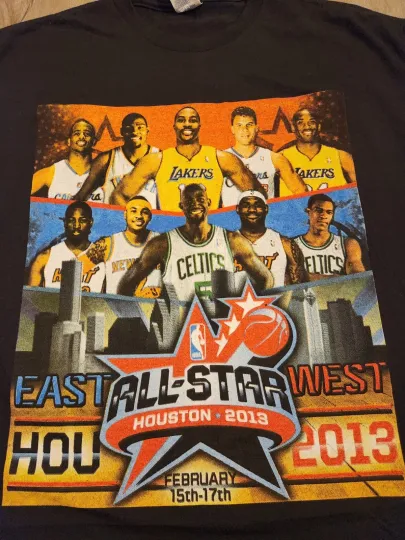 Discover Vintage 2013 NBA All Star Game T Shirt Size XL Kobe Bryant LeBron James Durant