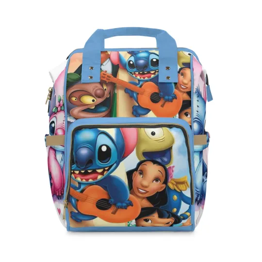 Discover Lilo & Stitch Pattern Diaper Backpack | Baby Changing Bag