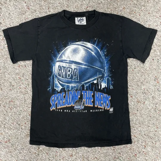 Discover Vintage 98 Spreadin’ The News NBA All Star Weekend T Shirt Size Small Lee Sport