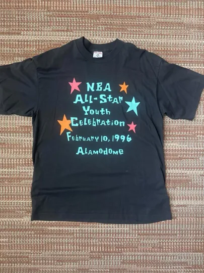 Discover Vintage Sof Tee 1996 NBA All-Star Youth Celebration T-Shirt Alamodome XL USA