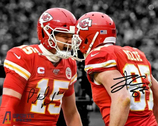 Patrick Mahomes & Travis Kelce Kansas City Chiefs Poster