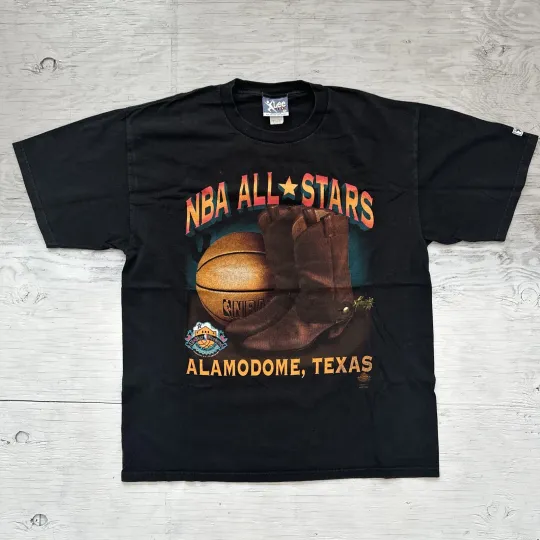 Discover VTG Lee Sports 96 NBA All Star Weekend ￼ Alamodome Texas Basketball Shirt XL￼ ￼