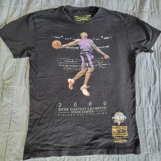Discover Vintage Toronto Raptors Shirt Mens Medium NBA Basketball Vince Carter 2000 Dunk