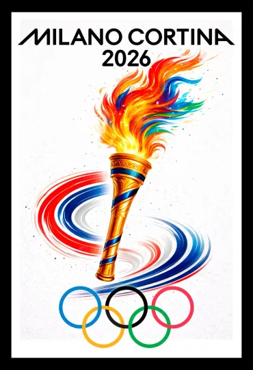 Discover 2026 Winter Games Poster Art Print • Grace • Premium Matte Paper
