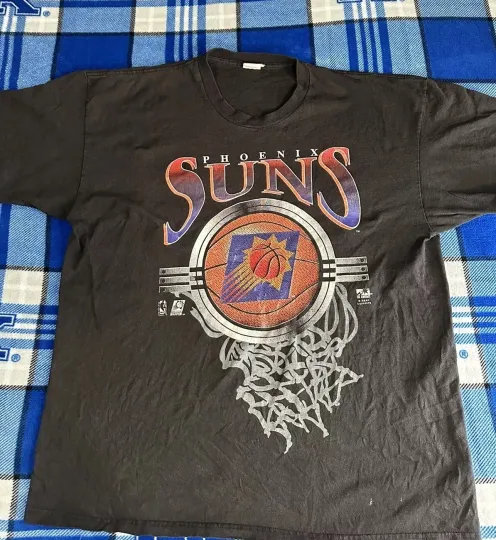 Discover Vintage 1994 NBA Phoenix Suns T-Shirt Men’s Size XL Made In USA World Cup