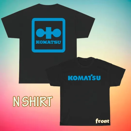 Discover KOMATSU CONSTRUCTION Logo Unisex Double Sided T-Shirt