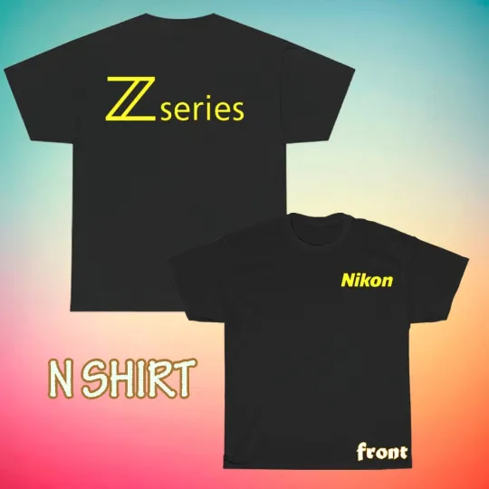 Discover New Nikon Logo Unisex Double Sided T-Shirt